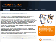 Tablet Screenshot of du-materiel-au-virtuel.be
